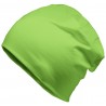 Winter hat with fleece lining - mod.3002:Long, lime, Cotton